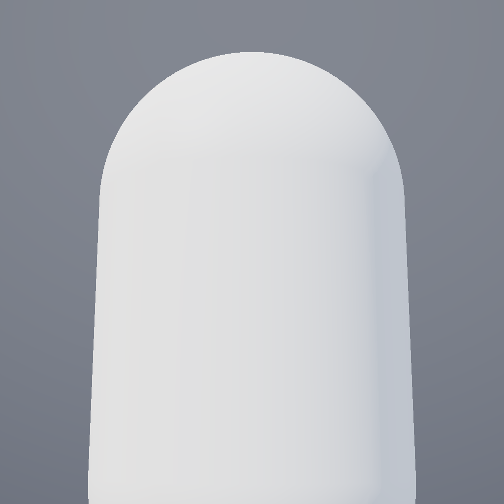 Rendered output for Capsule Shape