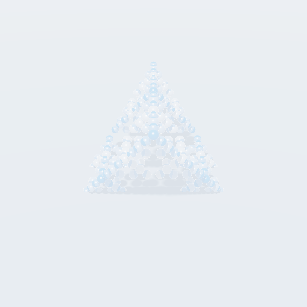 Rendered output for Sierpinski Tetrahedron