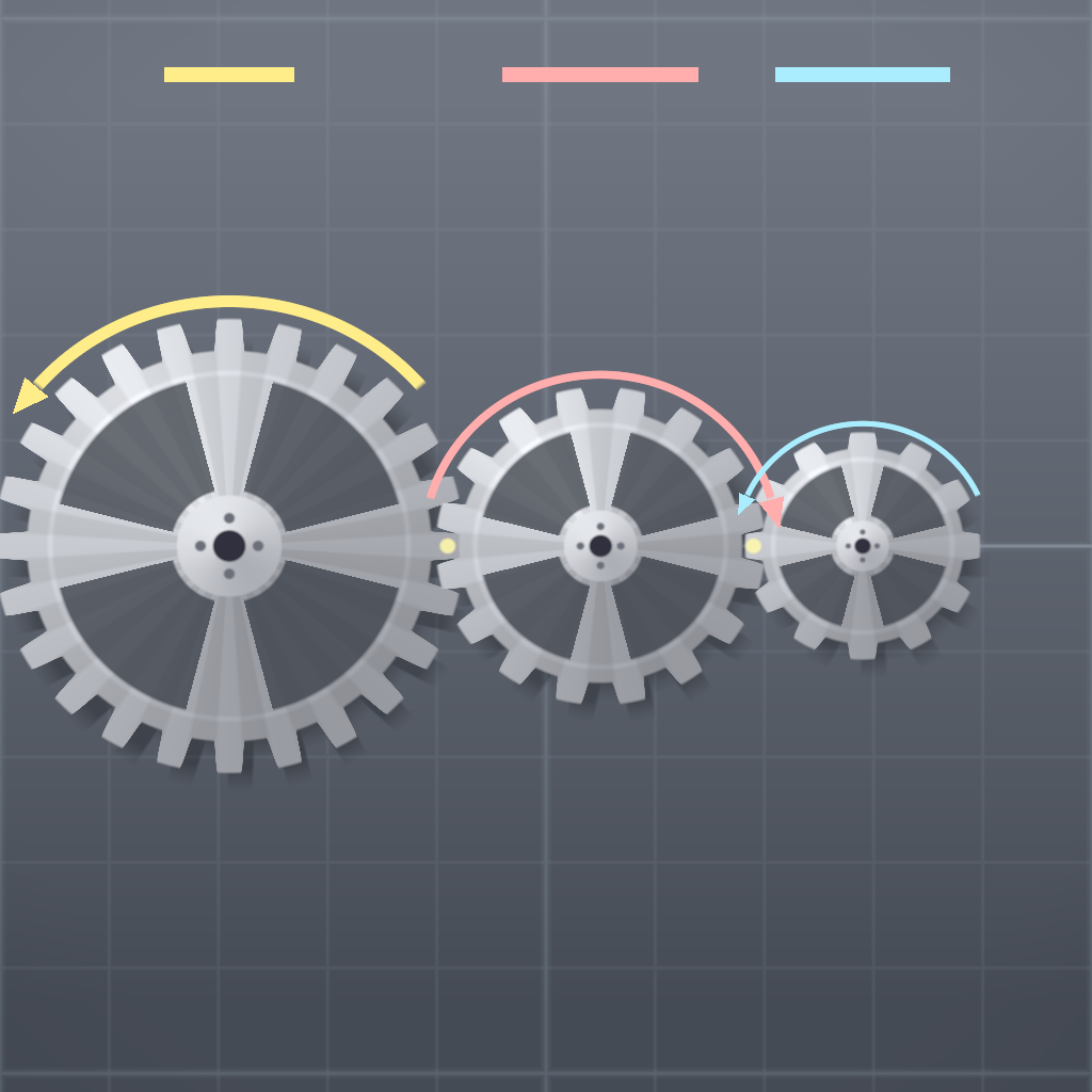 Rendered output for Spinning Gear Assembly