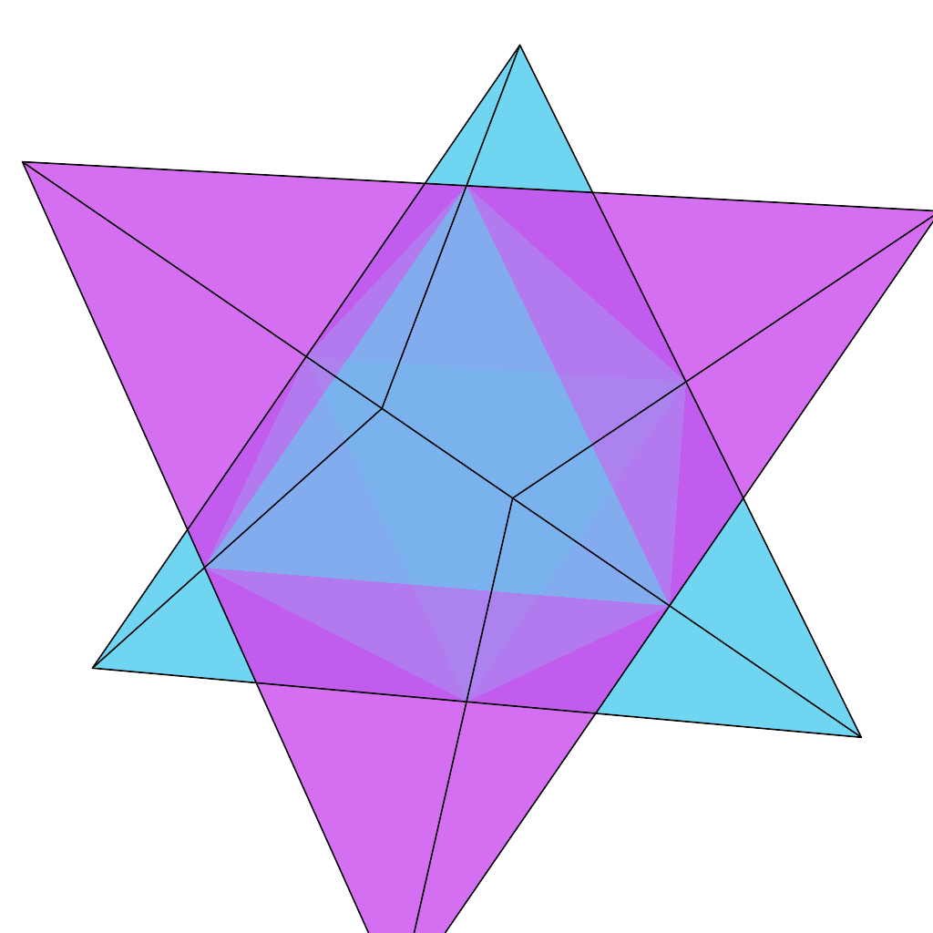 Rendered output for Stella Octangula