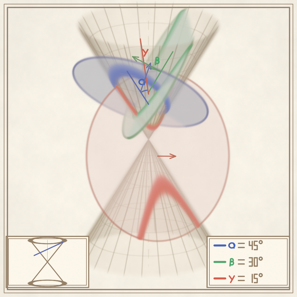 Rendered output for Apollonius Conic Sections