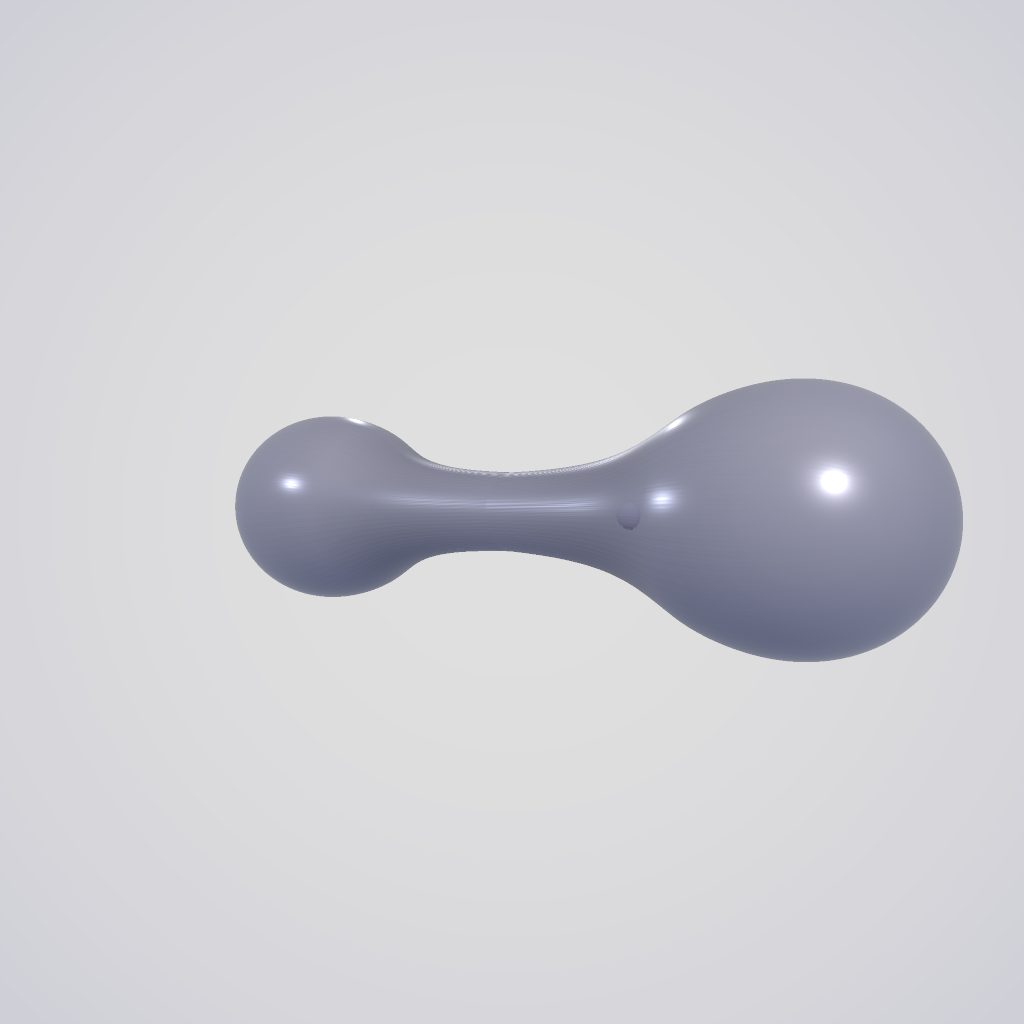 Rendered output for Barbell Dumbbell Shape