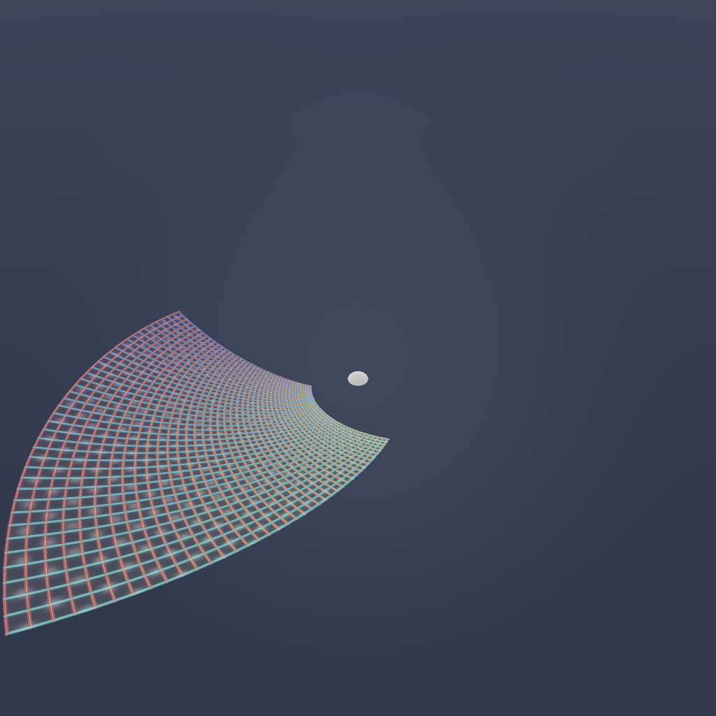Rendered output for Conformal Spiral Mapping