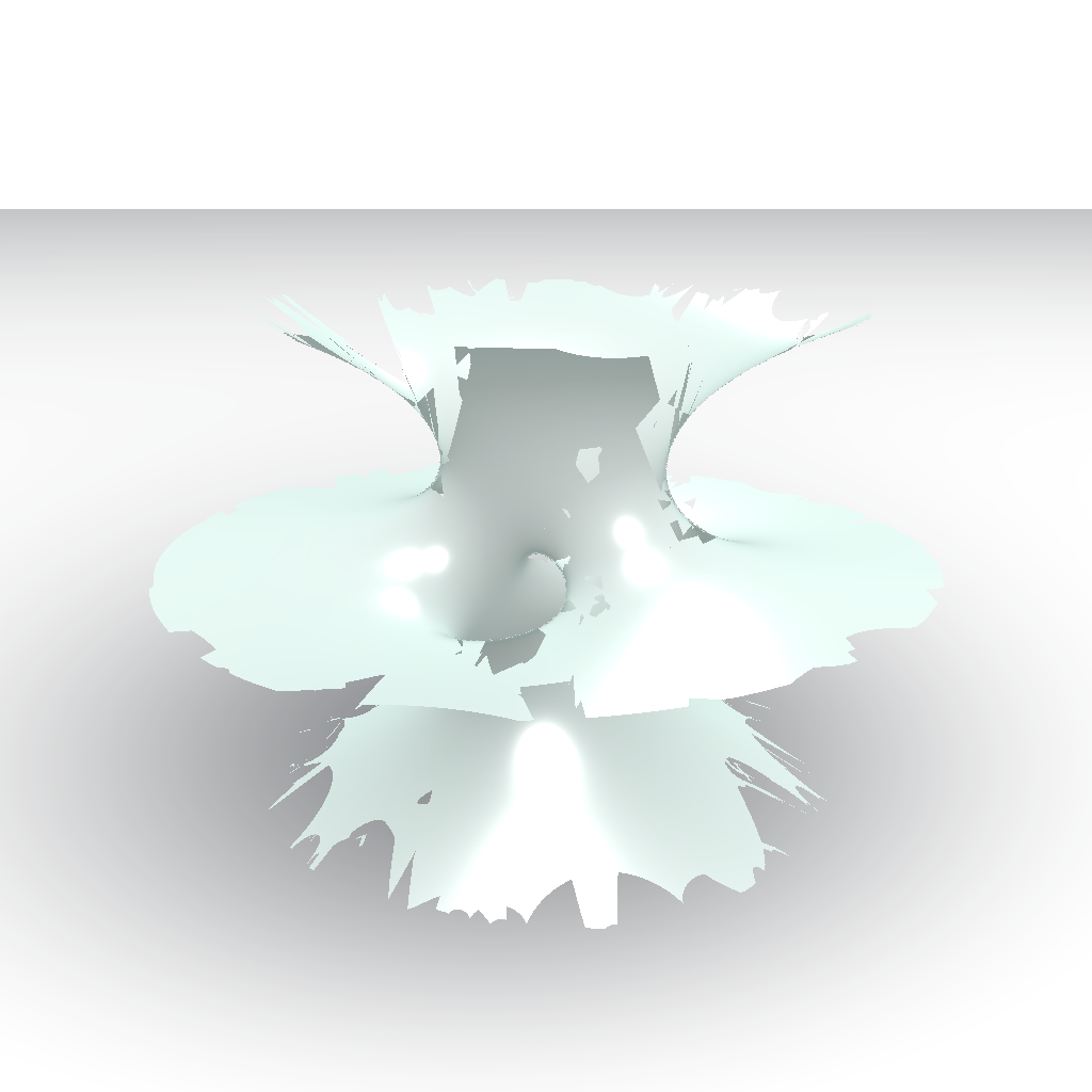Rendered output for Costa Minimal Surface