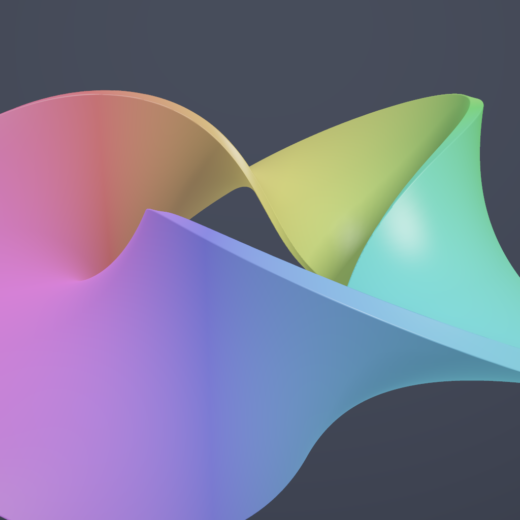 Rendered output for Mobius Strip Triple Twist