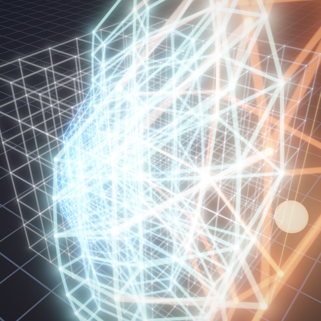 Rendered output for Mobius Transformation 3D