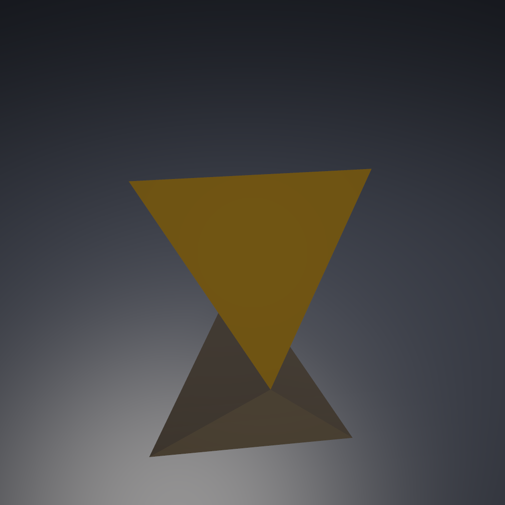 Rendered output for Regular Tetrahedron