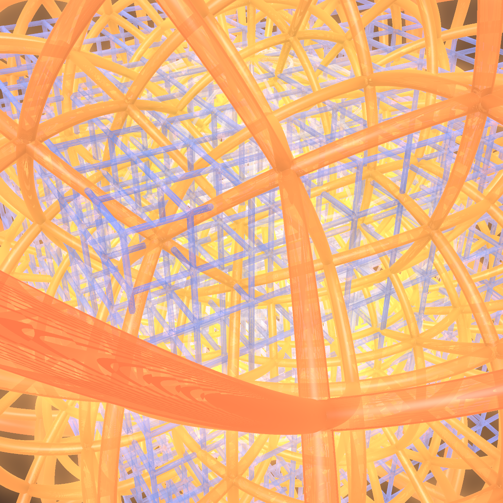 Rendered output for Spherical Inversion Mapping