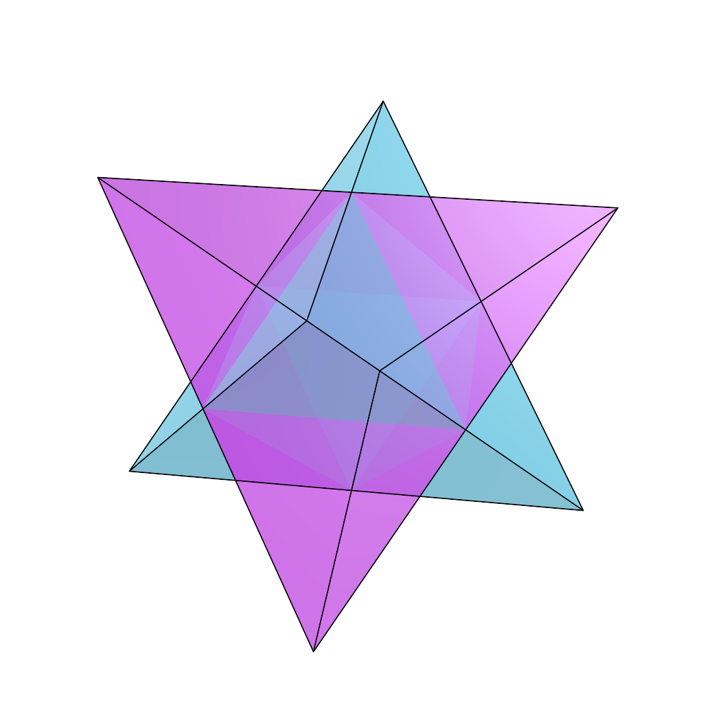 Rendered output for Stella Octangula
