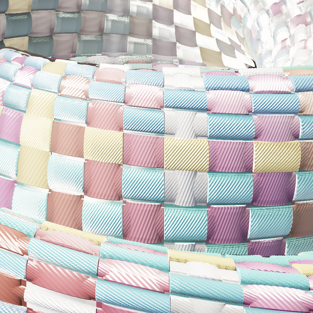 Rendered output for Topology Fabric Texture