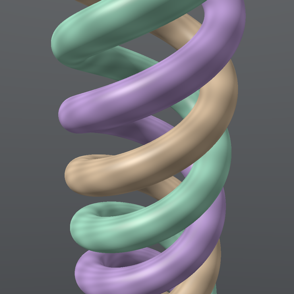 Rendered output for Braided Rope