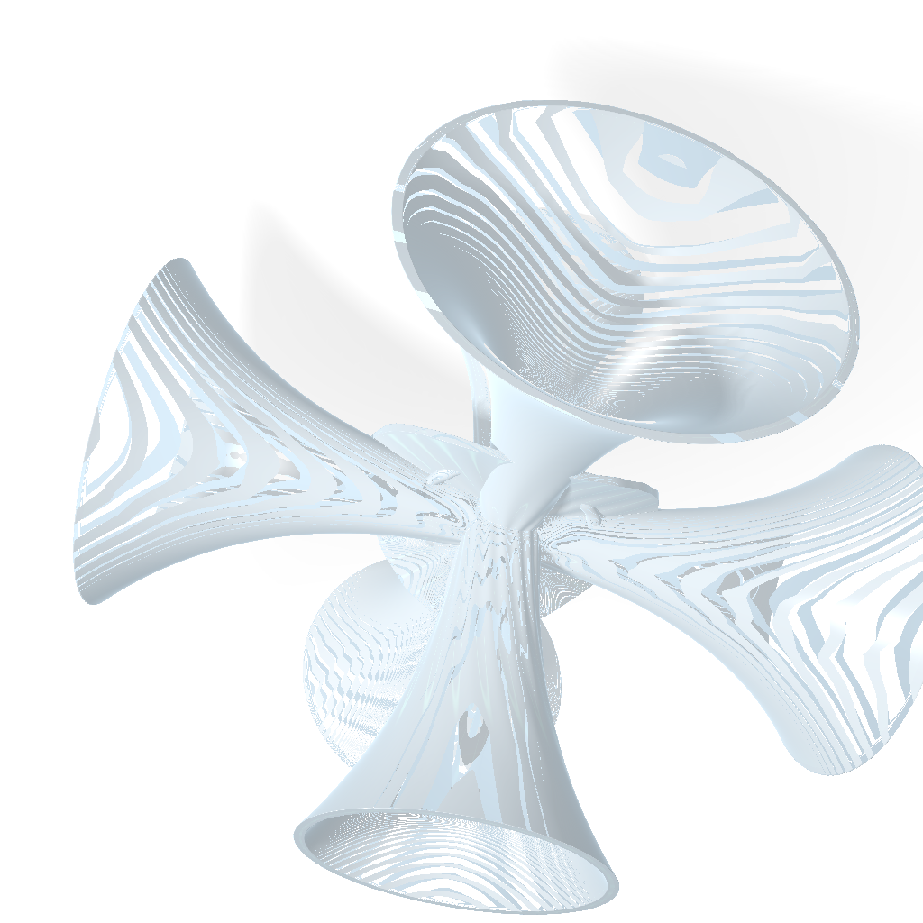 Rendered output for Costa Minimal Surface