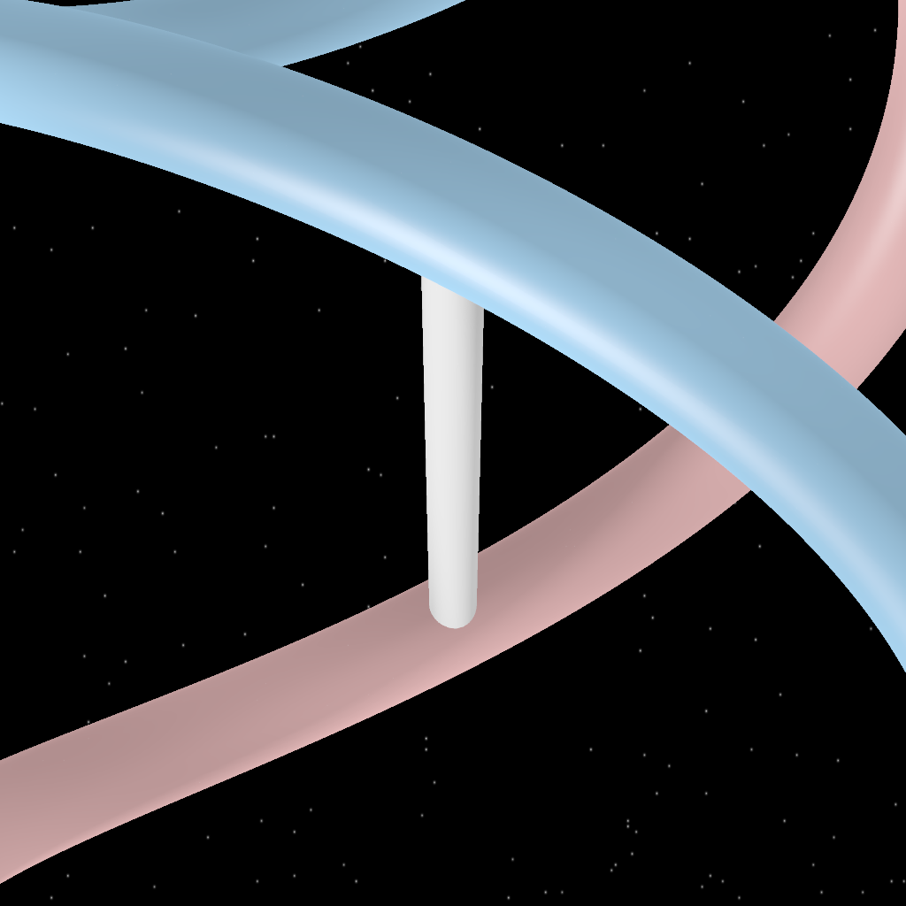 Rendered output for Dna Double Helix