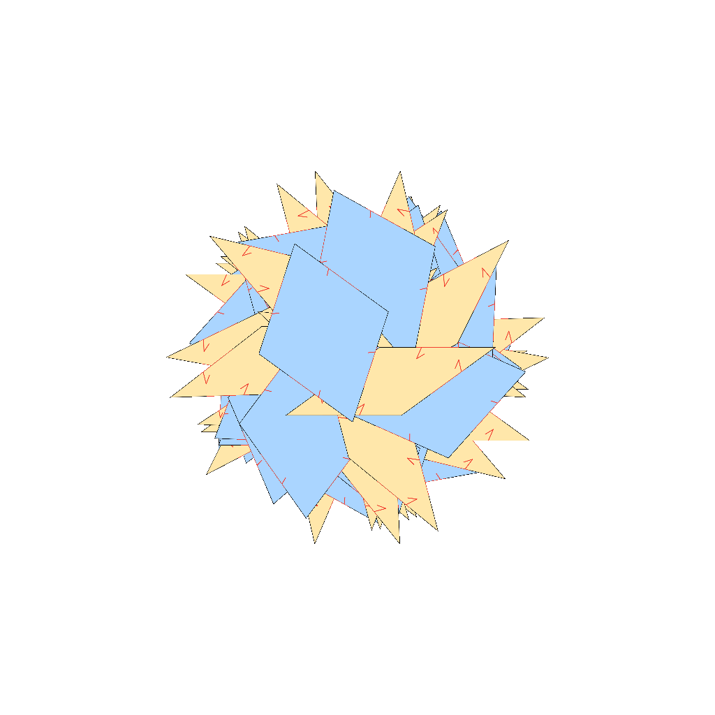 Rendered output for Penrose Tiling P3