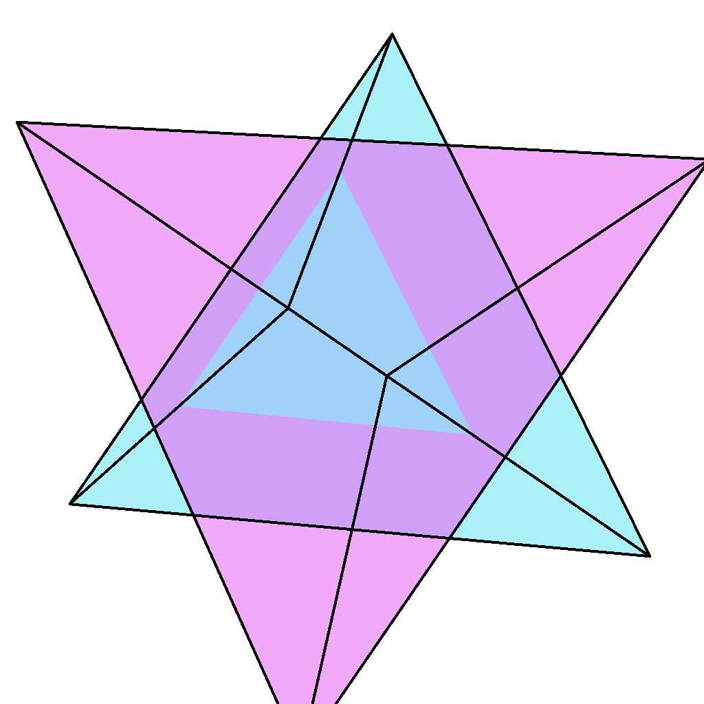 Rendered output for Stella Octangula