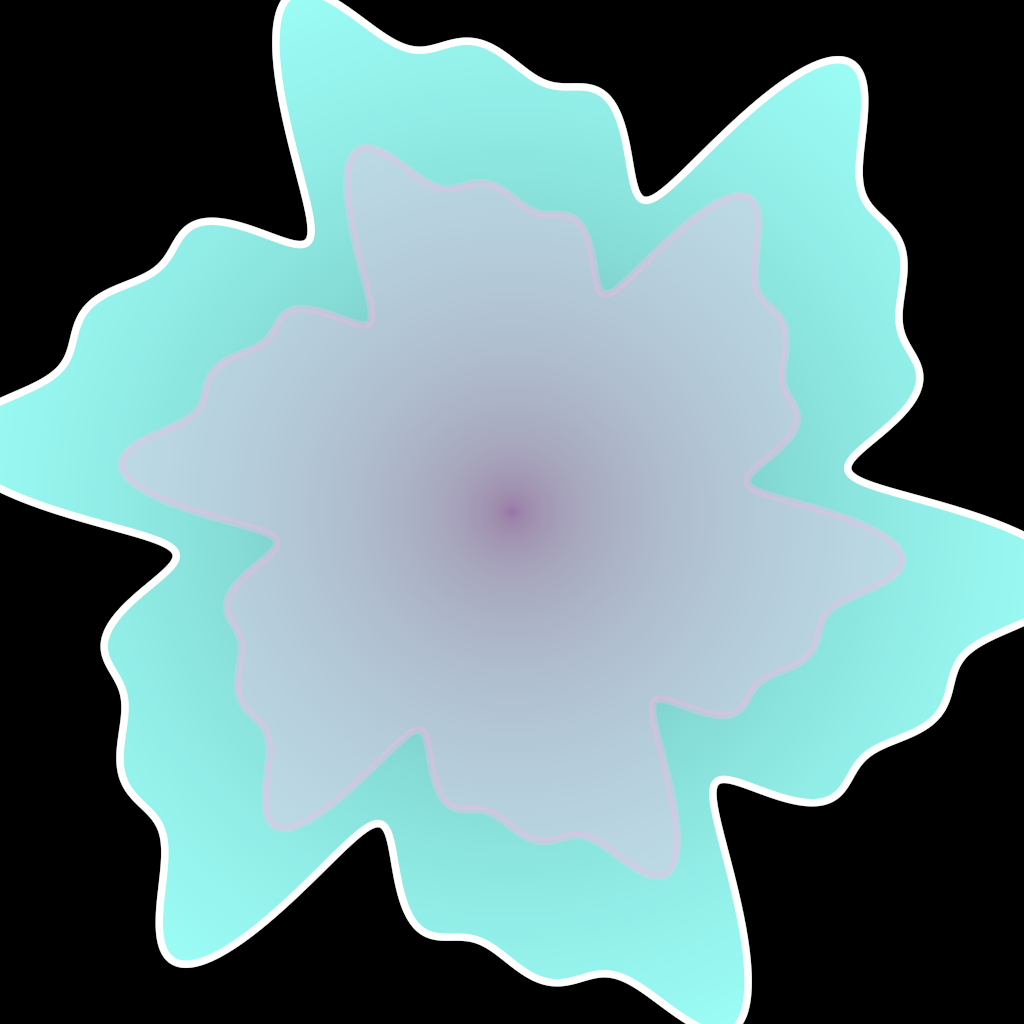 Rendered output for Trigonometric Mandalas