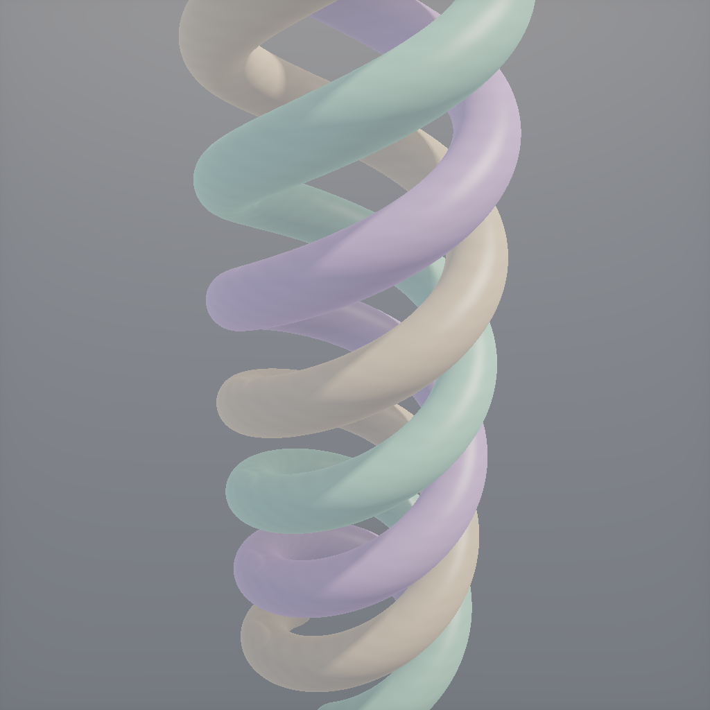 Rendered output for Braided Rope