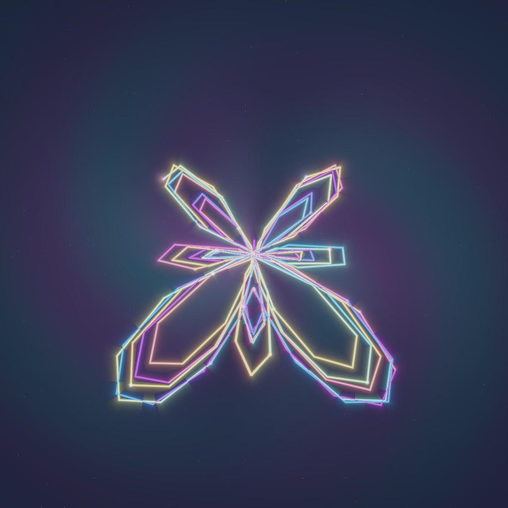 Rendered output for Butterfly Curve