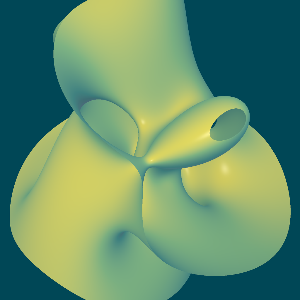 Rendered output for Calabi Yau Manifold