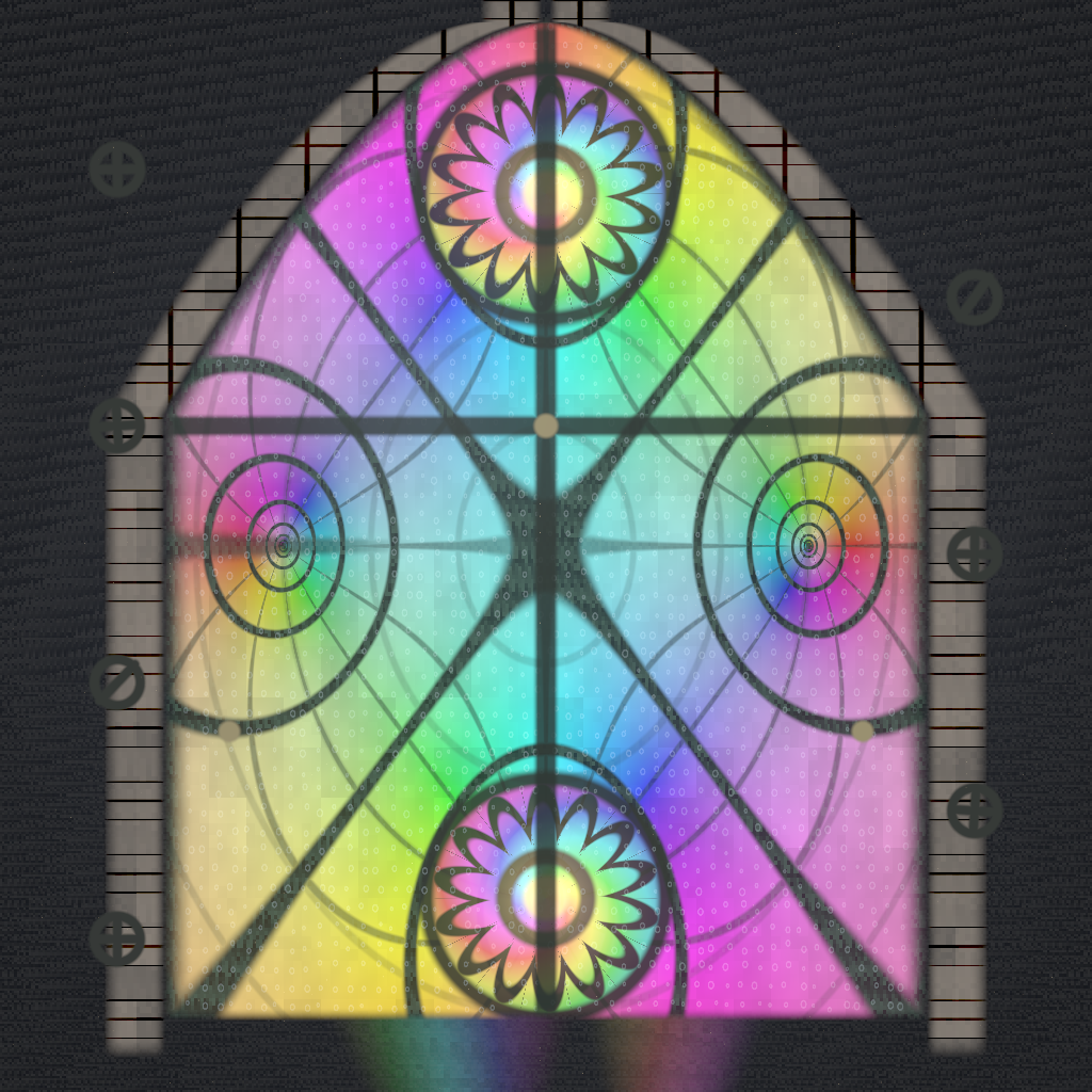 Rendered output for Complex Analysis Stained Glass