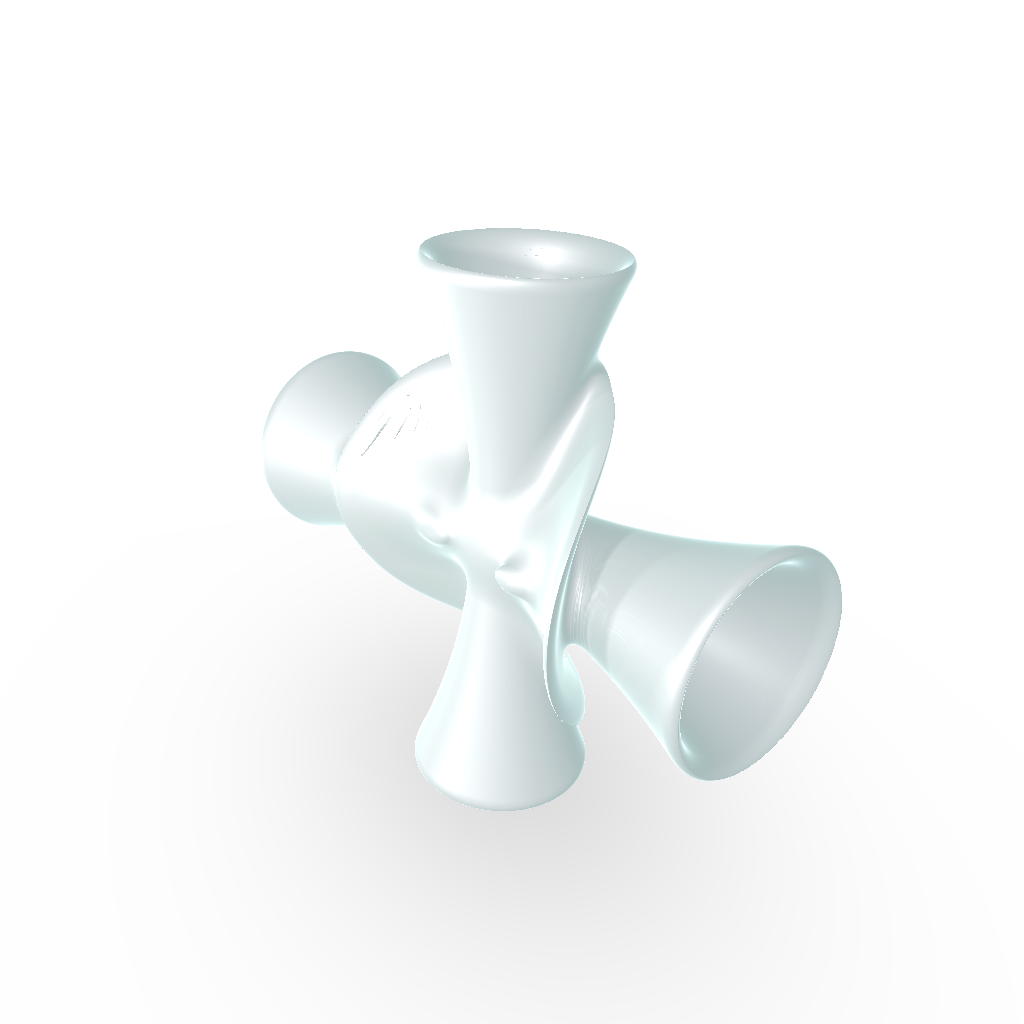 Rendered output for Costa Minimal Surface