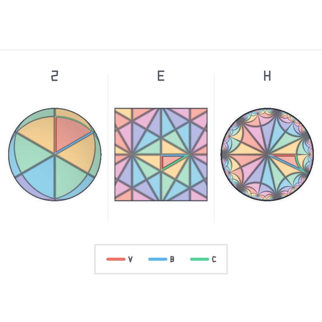 Rendered output for Coxeter Reflection Kaleidoscope