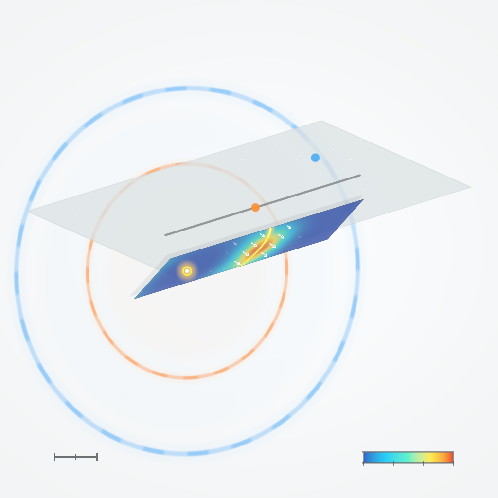 Rendered output for Earthquake Fault Slip Wavefronts
