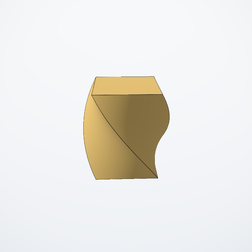 Rendered output for Helical Twisted Cube Advanced