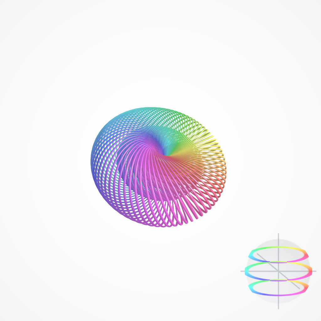 Rendered output for Hopf Fibration Base Loops