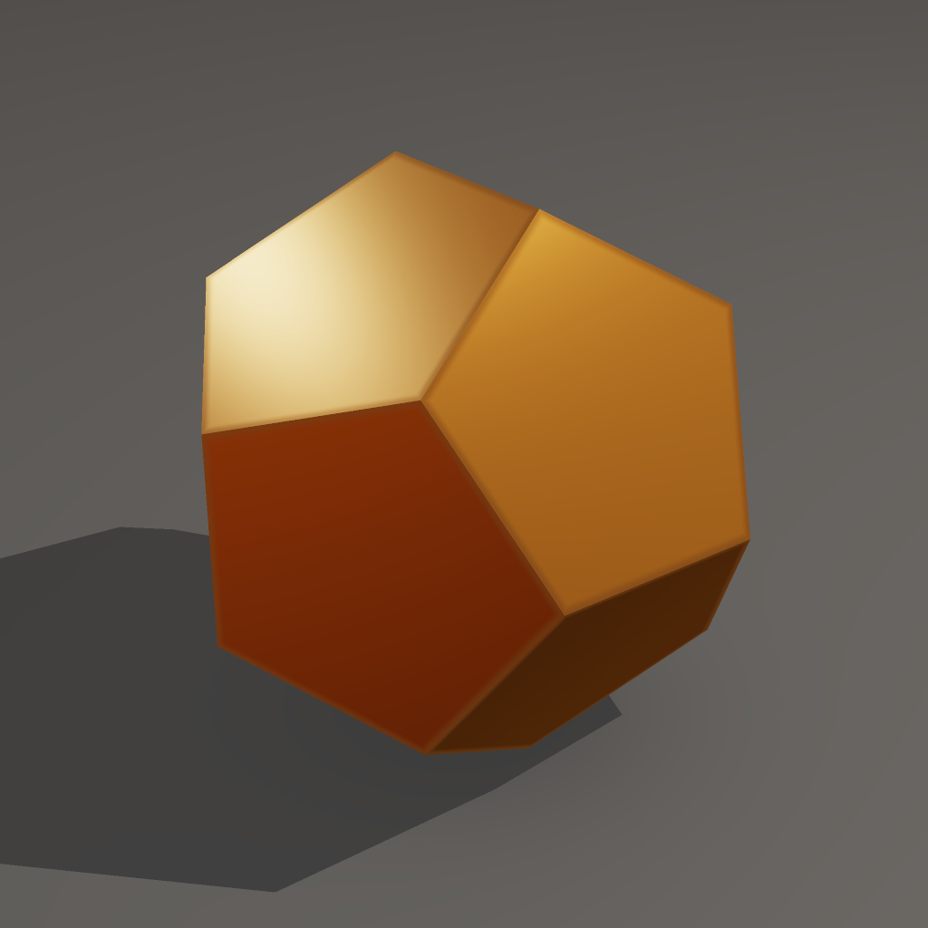 Rendered output for Regular Dodecahedron