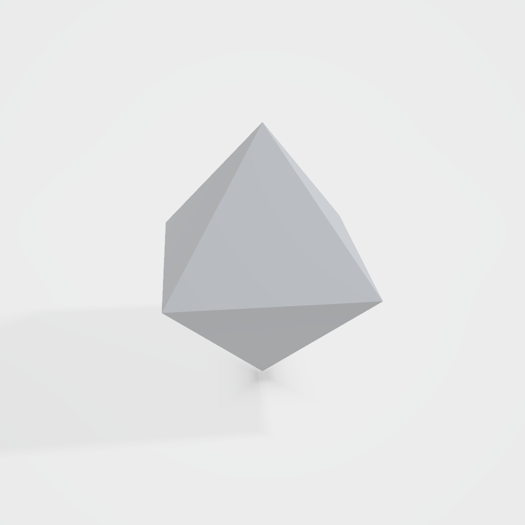 Rendered output for Regular Octahedron