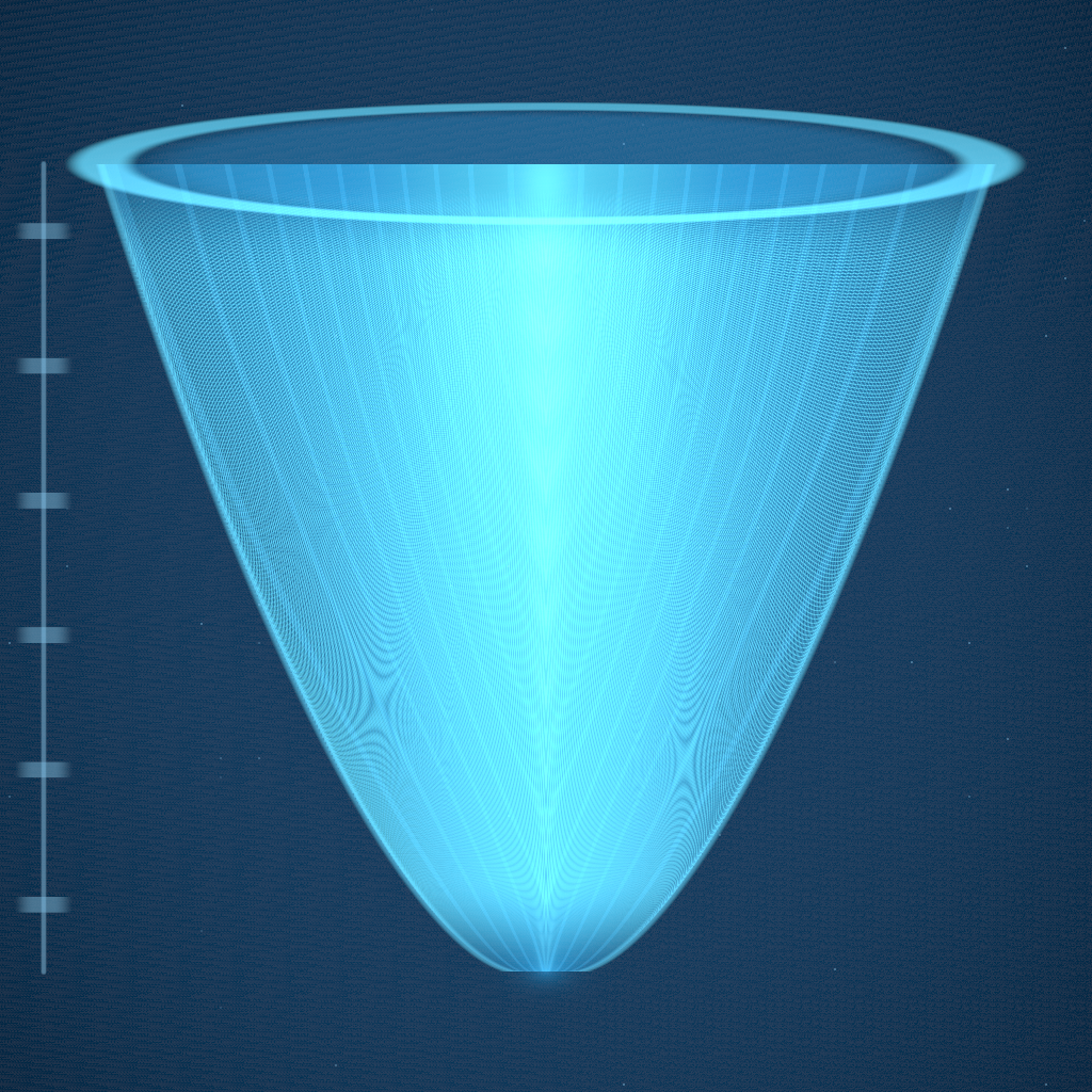 Rendered output for Spinning Vortex Funnel