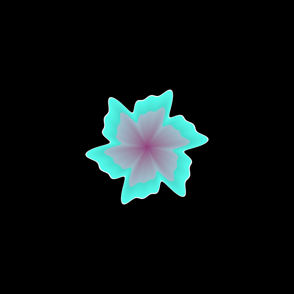 Rendered output for Trigonometric Mandalas