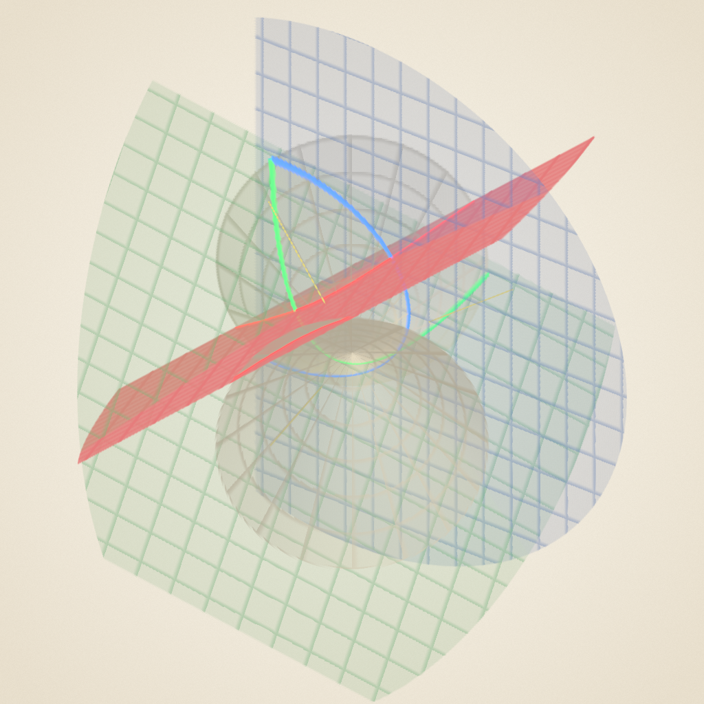 Rendered output for Apollonius Conic Sections
