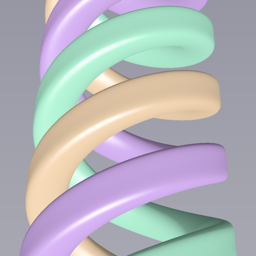 Rendered output for Braided Rope