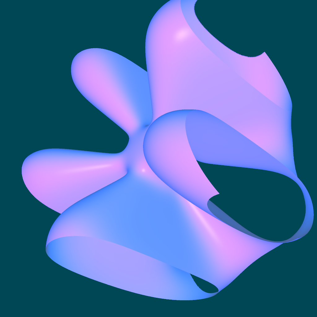 Rendered output for Calabi Yau Manifold
