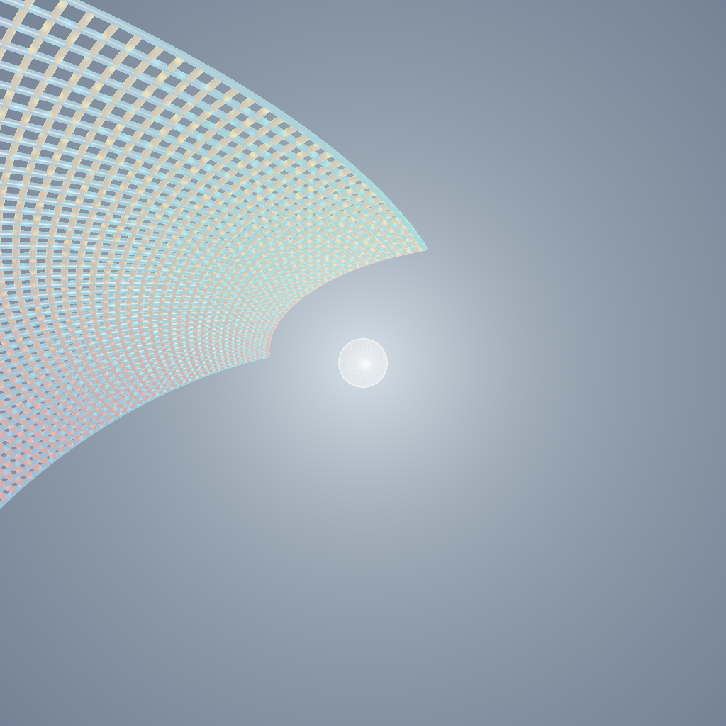 Rendered output for Conformal Spiral Mapping