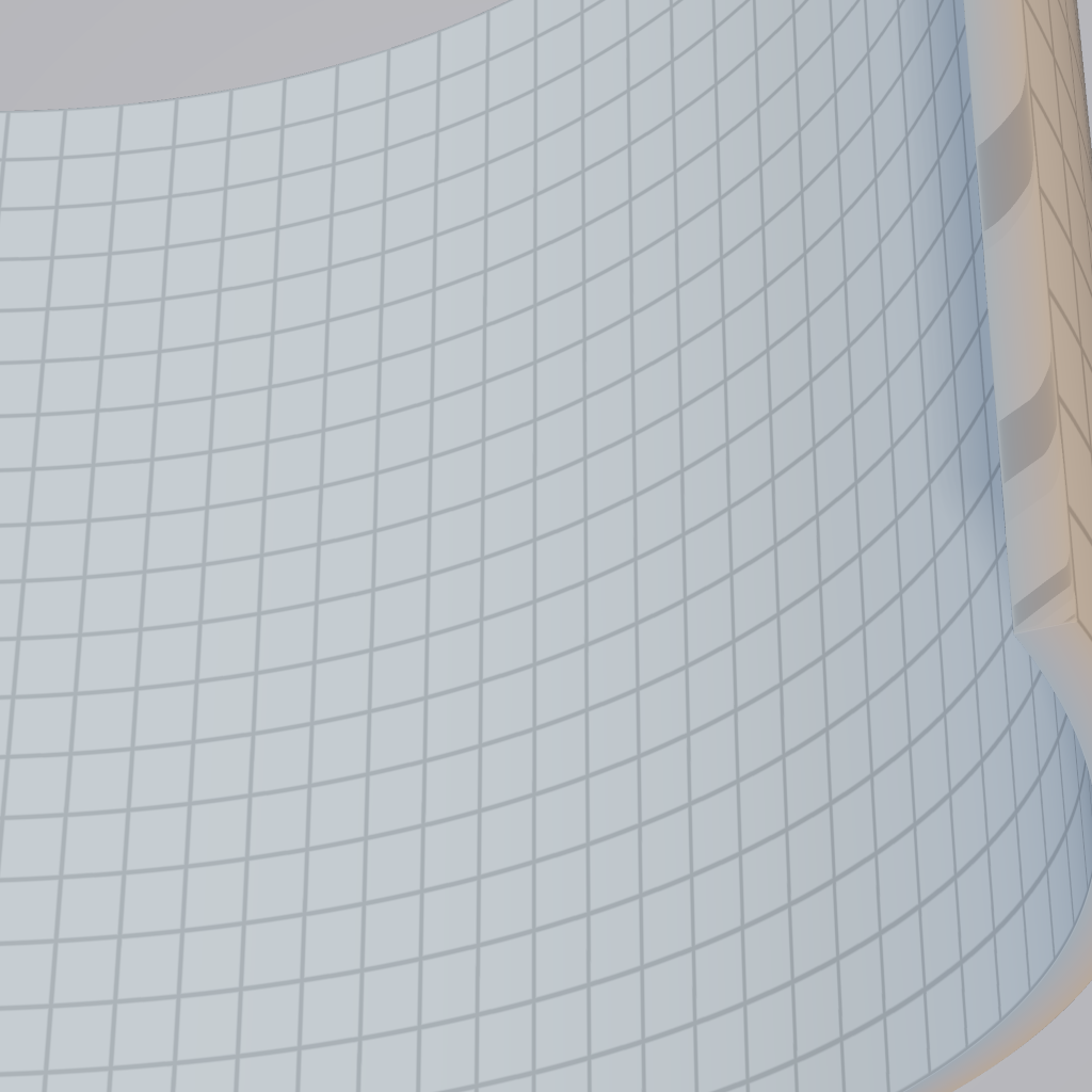 Rendered output for Cylindrical Bend Deformation