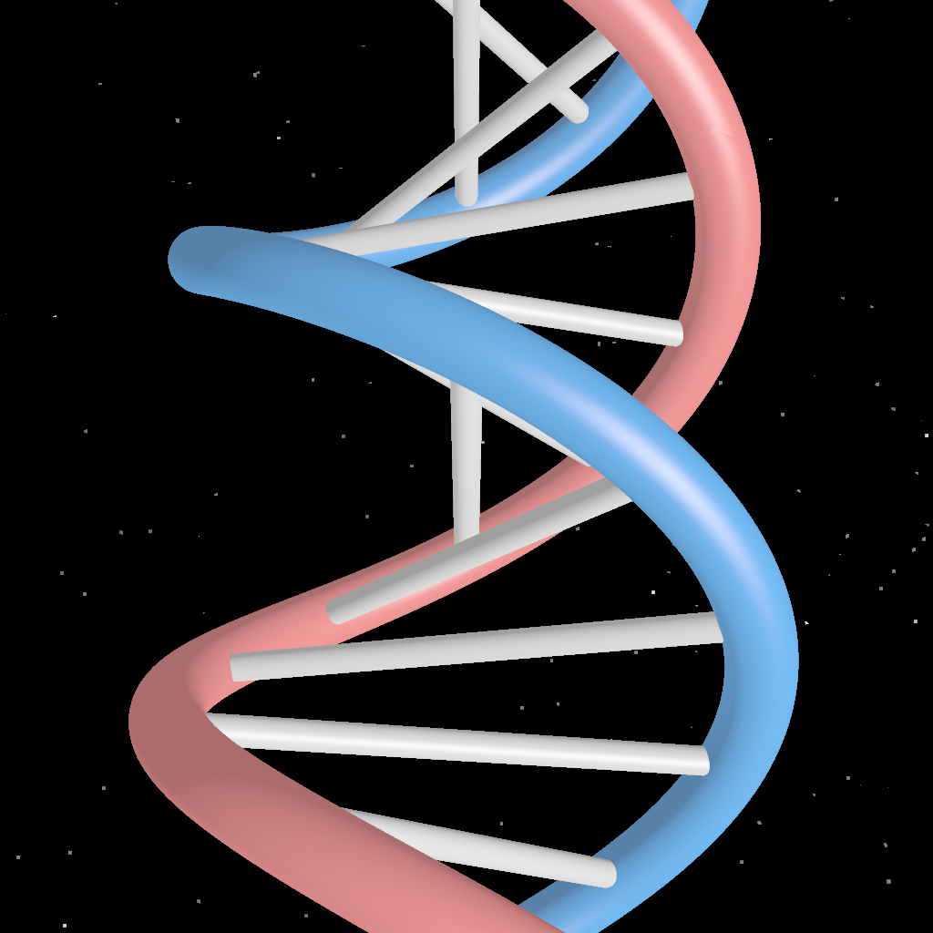 Rendered output for Dna Double Helix