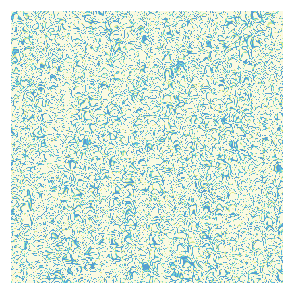 Rendered output for Reaction Diffusion Patterns