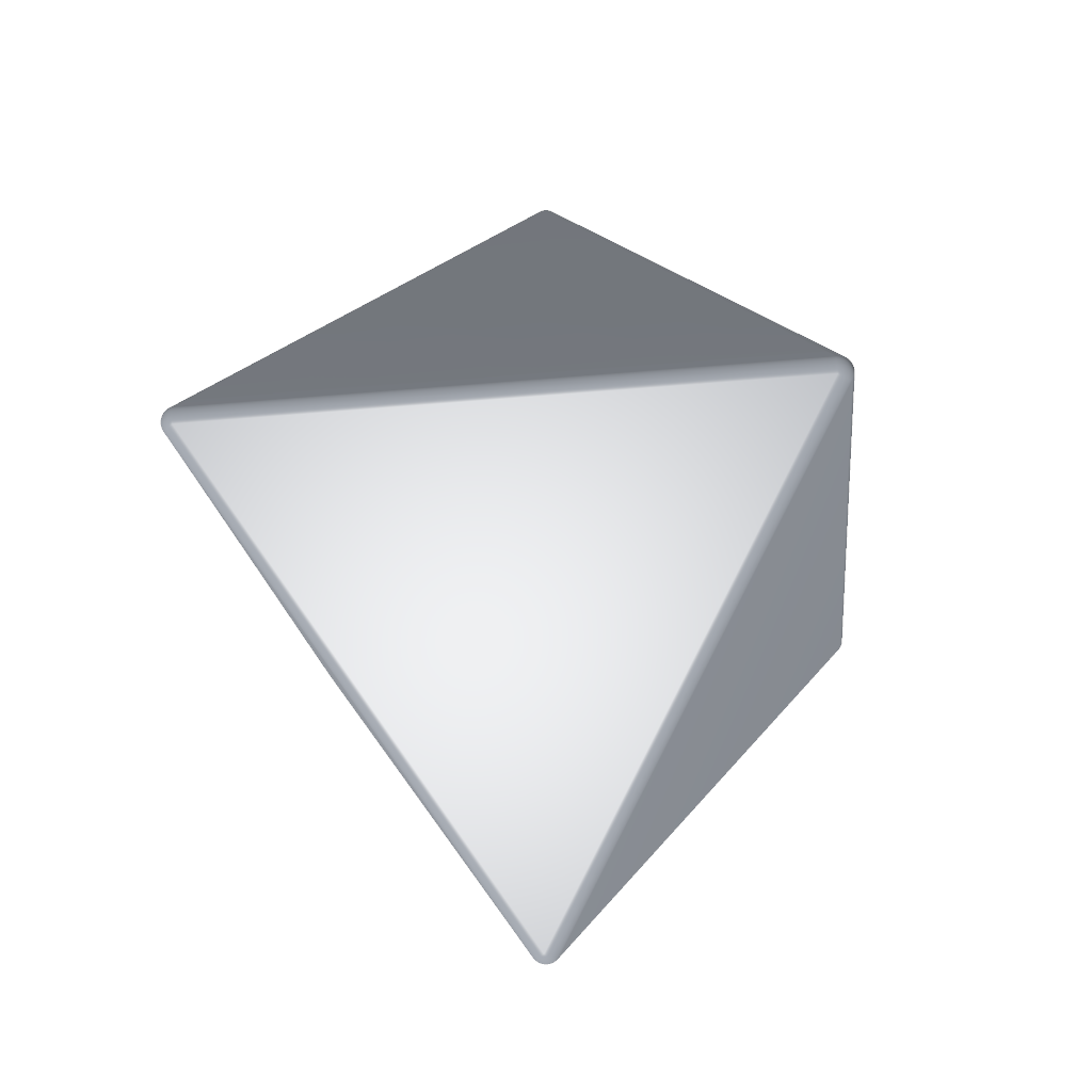 Rendered output for Regular Octahedron