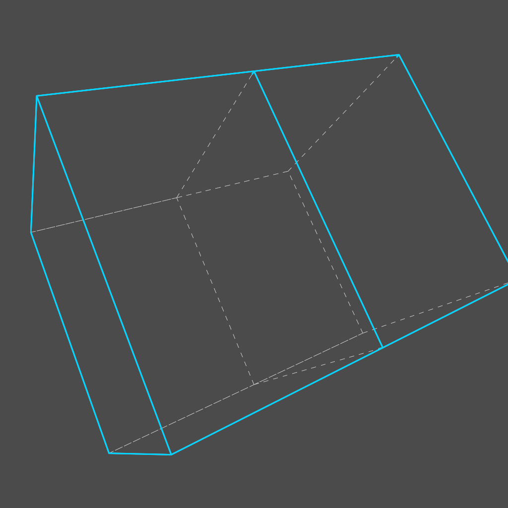 Rendered output for Rotating Hypercube Projection