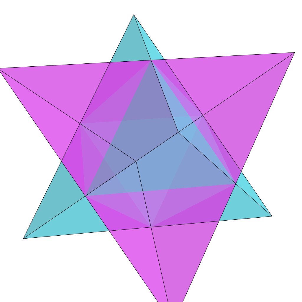 Rendered output for Stella Octangula