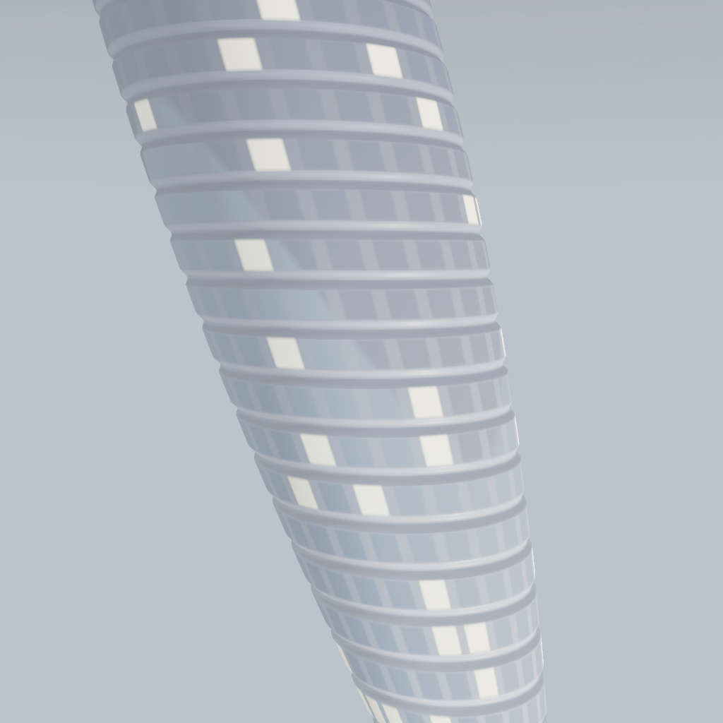 Rendered output for Taper Shear Transformation