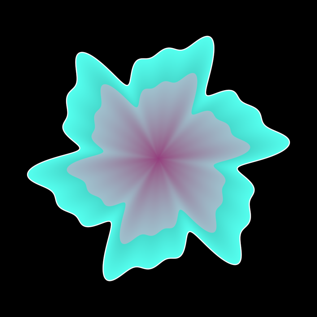 Rendered output for Trigonometric Mandalas
