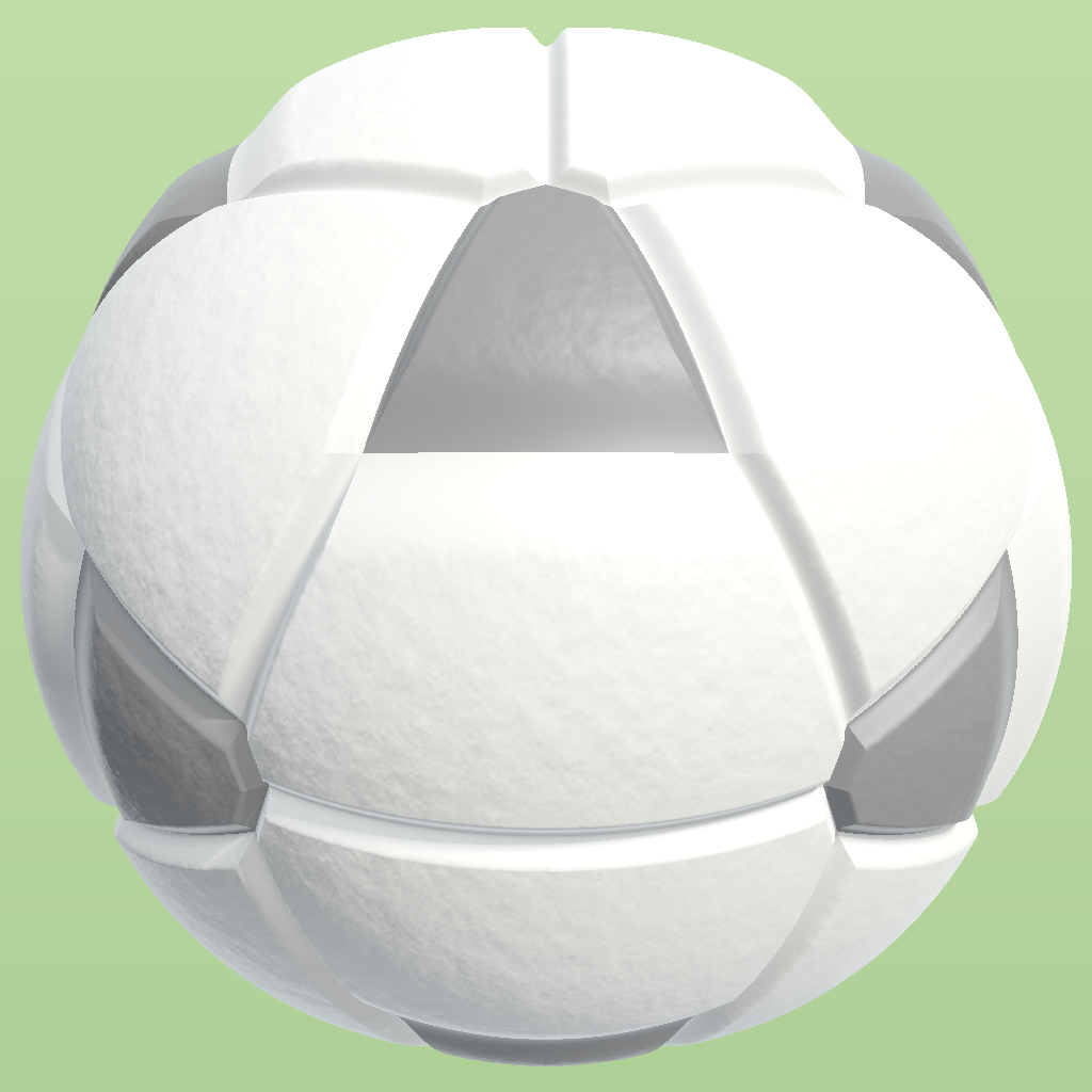 Rendered output for Truncated Icosahedron